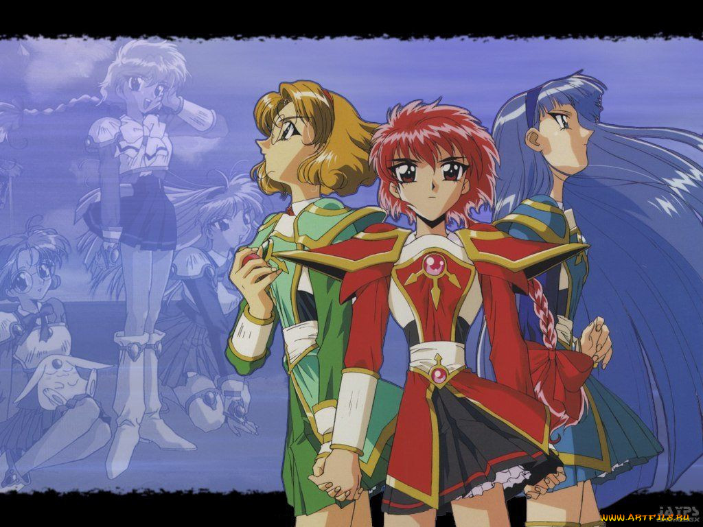 , magic, knight, rayearth
